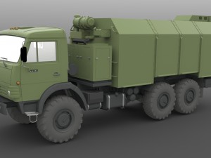 kamaz 5350 Modèle 3D