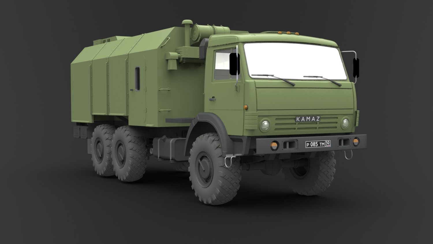 Камаз 3d model