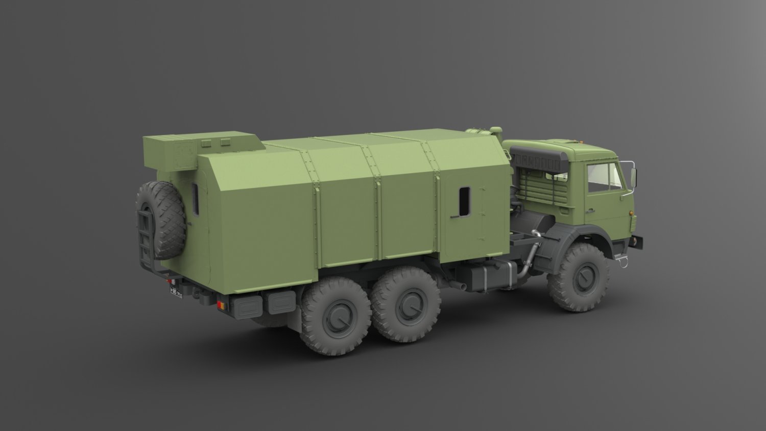 Камаз 3d model