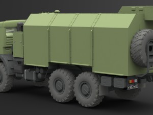 kamaz 5350 Modèle 3D