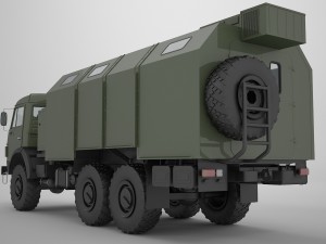 Kamaz 5350 Modèle 3D