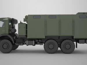 Kamaz 5350 3D Model