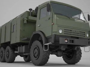 Kamaz 5350 3D Model