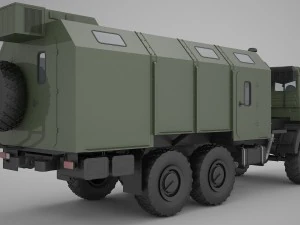 Kamaz 5350 3D Model