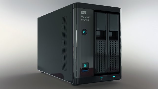wd my cloud pro 2100 3D Model .c4d .max .obj .3ds .fbx .stl .blend 