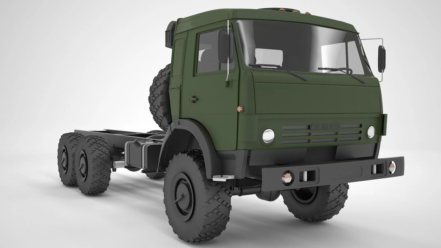 kamaz 53501 3D Model .c4d .max .obj .3ds .fbx .stl .blend 