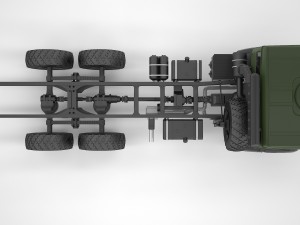 kamaz 53501 3D 模型