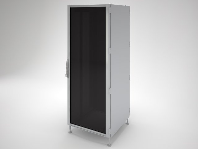 it rack 42u server rack 3D Модель .c4d .max .obj .3ds .fbx .stl .blend 