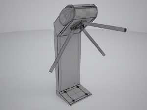 perco guard entrance control indoor tourniquet model 3D Модель