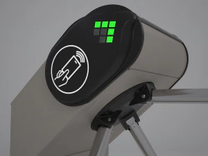 perco guard entrance control indoor tourniquet model 3D Model