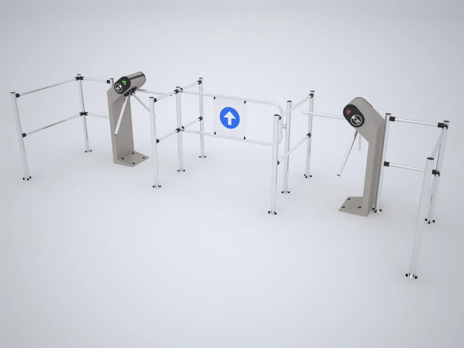 perco entrance control system 3D Model .c4d .max .obj .3ds .fbx .stl .blend 