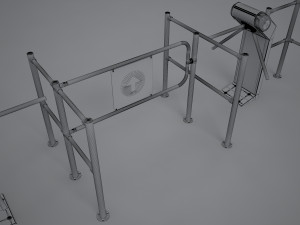 perco entrance control system 3Dモデル