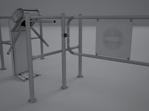 perco entrance control system 3Dモデル