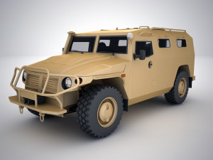 gaz 2330 tiger Modèle 3D