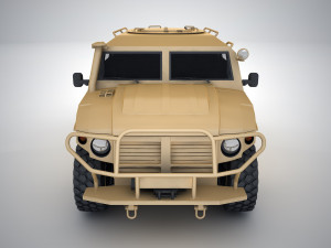 gaz 2330 tiger 3D Model