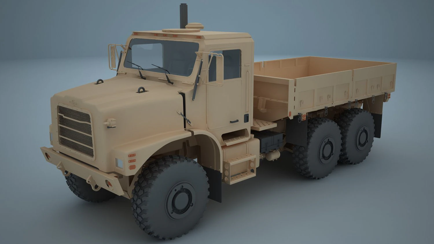 oshkosh mtvr mk 25 cargotruck 3D Model .c4d .max .obj .3ds .fbx .stl .blend 