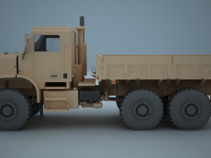 oshkosh mtvr mk 25 cargotruck 3D Модель