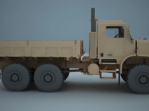 oshkosh mtvr mk 25 cargotruck 3D Model
