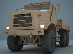 oshkosh mtvr mk 25 cargotruck 3D Model