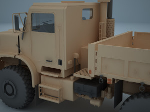 oshkosh mtvr mk 25 cargotruck 3D Модель