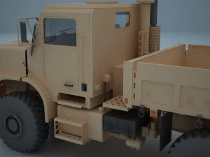 oshkosh mtvr mk 25 cargotruck 3D Model