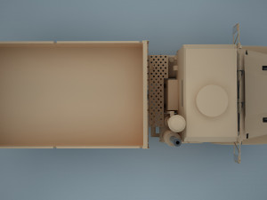 oshkosh mtvr mk 25 cargotruck 3D Модель