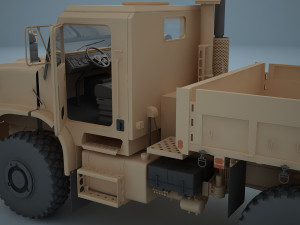 oshkosh mtvr mk 25 cargotruck 3D Модель
