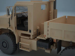 oshkosh mtvr mk 25 cargotruck 3D Model