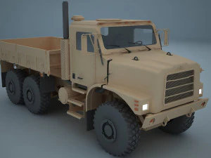 oshkosh mtvr mk 25 cargotruck 3D Model