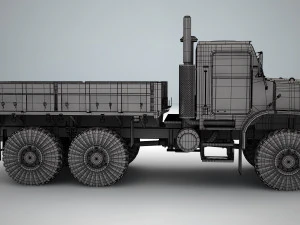 oshkosh mtvr mk 25 cargotruck 3D Model