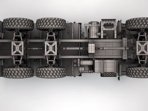 oshkosh mtvr mk 25 cargotruck 3D Model
