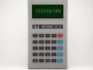 calculator electronica b3-26 3D Model