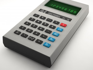 calculator electronica b3-26 3D मॉडल