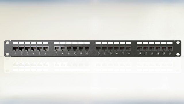 patch panel 3D Model .c4d .max .obj .3ds .fbx .stl .blend 