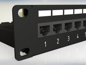 patch panel 3D Model