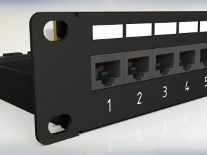 패치 패널 3D 모델