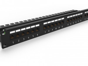 patch panel Modelo 3D