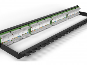 patch panel Modelo 3D