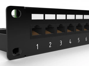 패치 패널 3D 모델