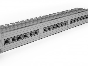 patch panel Modelo 3D