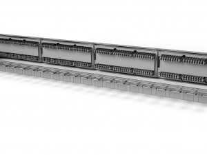 patch panel Modelo 3D