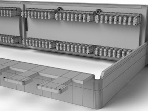 패치 패널 3D 모델