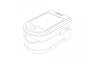 pulse oximeter 3Dモデル