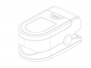 pulse oximeter 3Dモデル