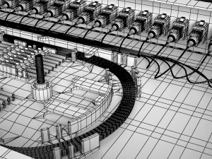 optic cross 3D Model