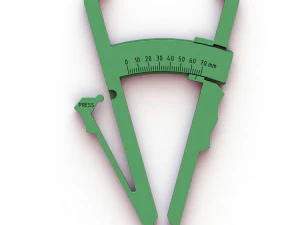 Skinfold Caliper 3D Print Model