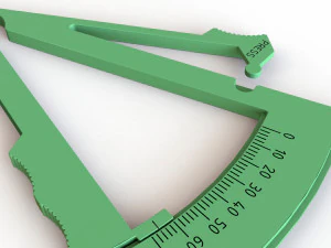 皮褶卡尺 3D 打印模型