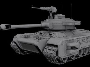 battle tank 3D Model