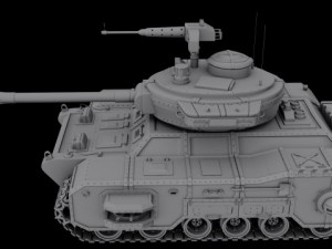 carro armato da battaglia Modello 3D