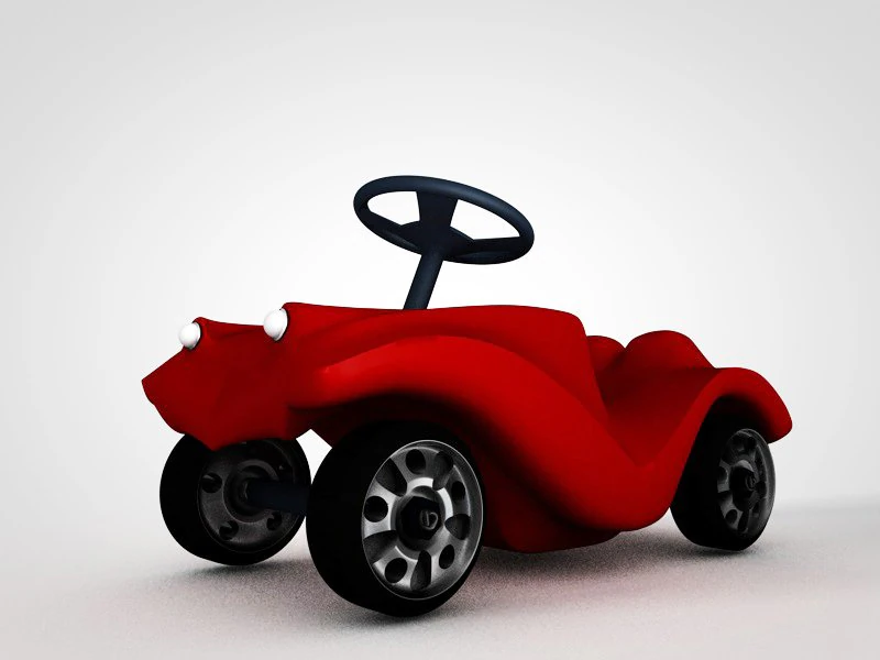 bobby car 3D Model .c4d .max .obj .3ds .fbx .stl .blend 